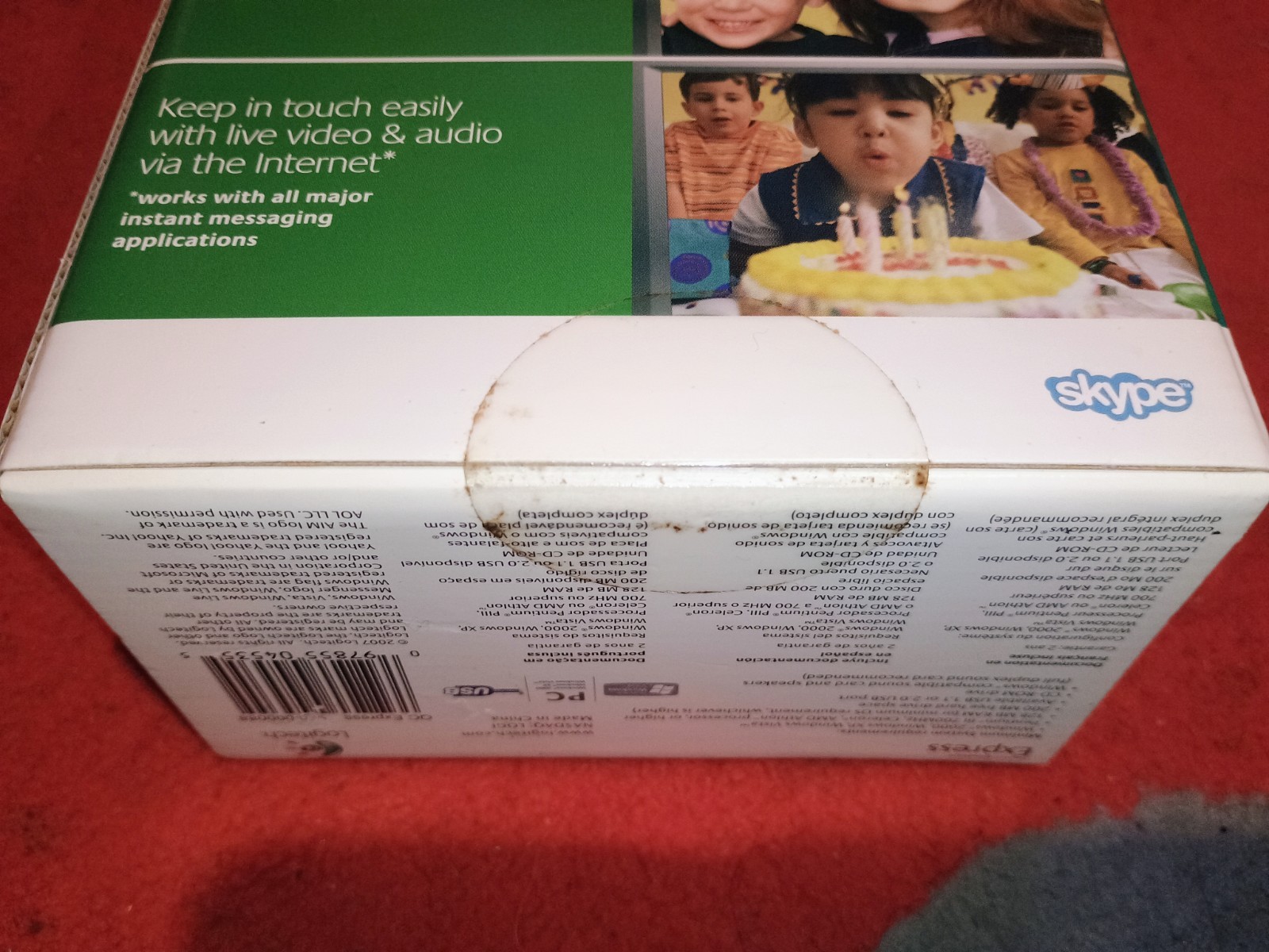 Logitech QuickCam Express USB Webcam Sealed New in Box Vintage Tech PC Retro
