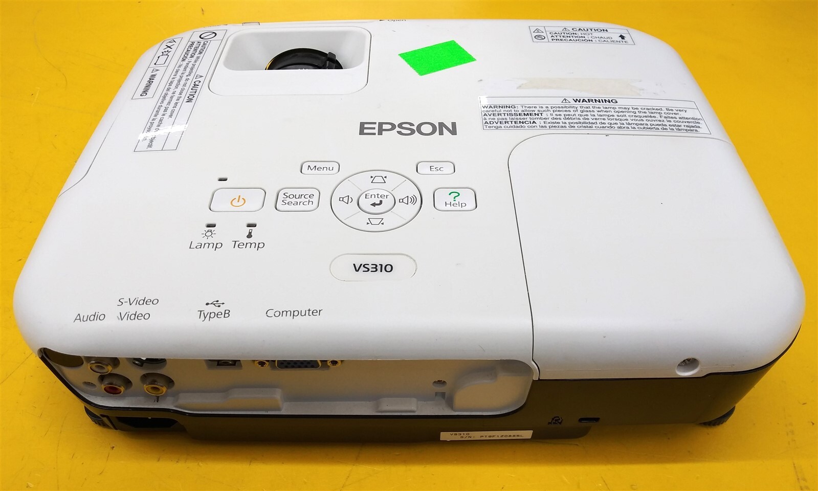 ⭐️⭐️⭐️⭐️⭐️ Epson VS310 Model H432A LCD Desktop Projector
