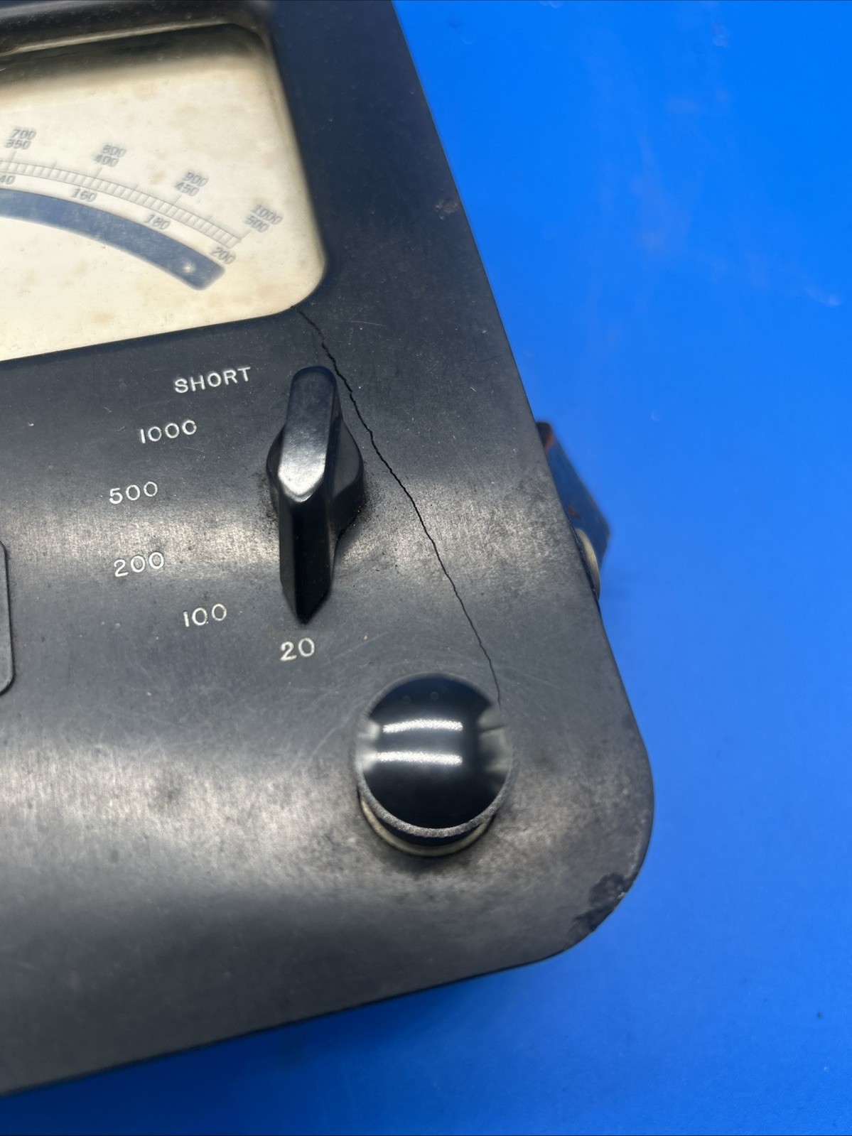 Antique Weston Electric Instrument Model Volt Meter Voltmeter Cracked