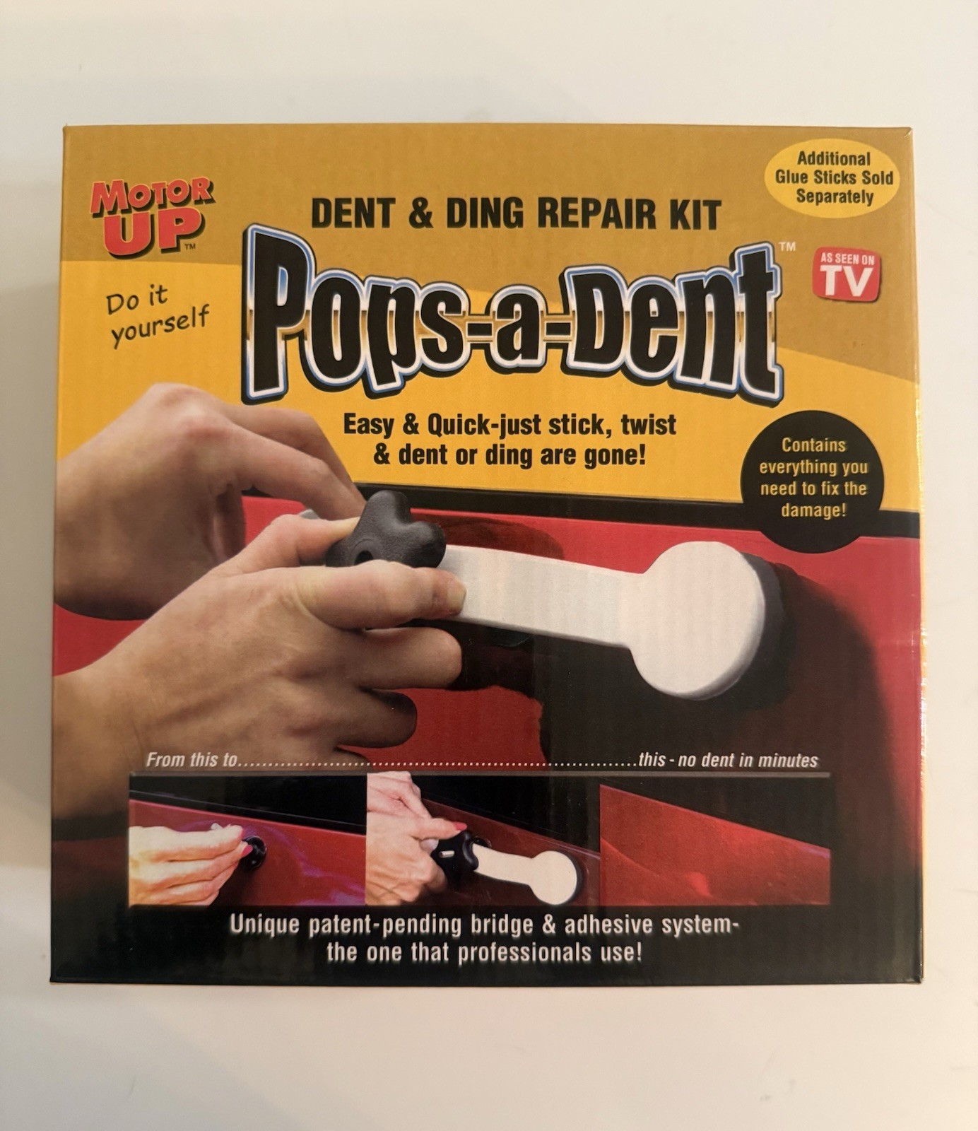 Motor Up - Pops-A-Dent Car Dent Repairs Removal Tool Kit - NIB - MPAD4