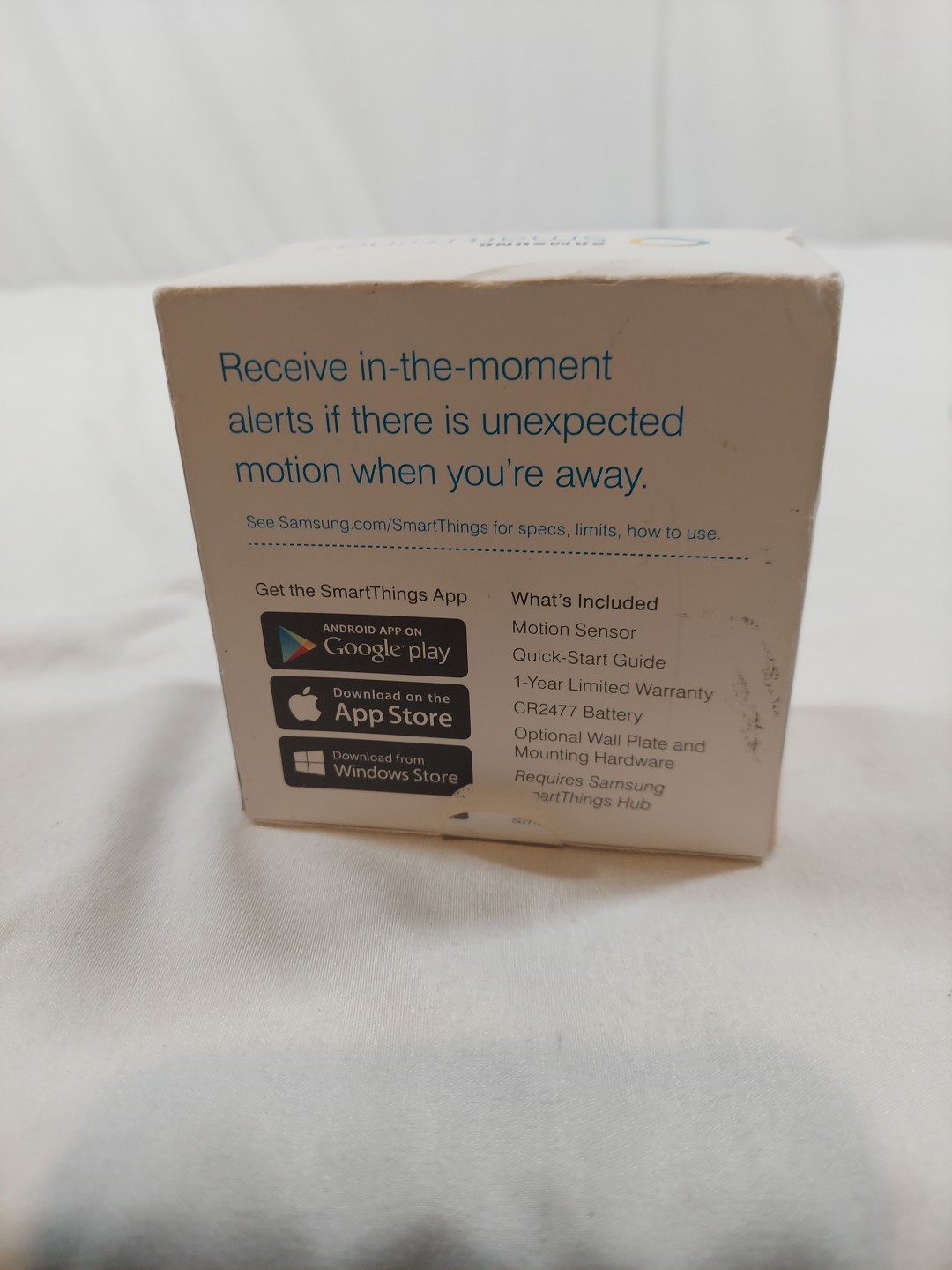 Samsung SmartThings Motion Sensor F-IRM-US-2 Open Box