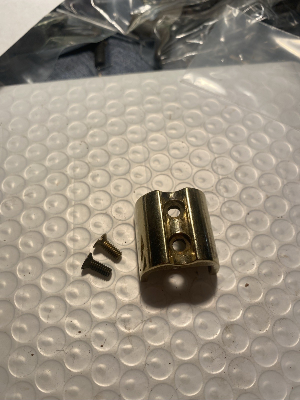 CVA Brass Nose Cap & Screws For Kentucky Rifle.