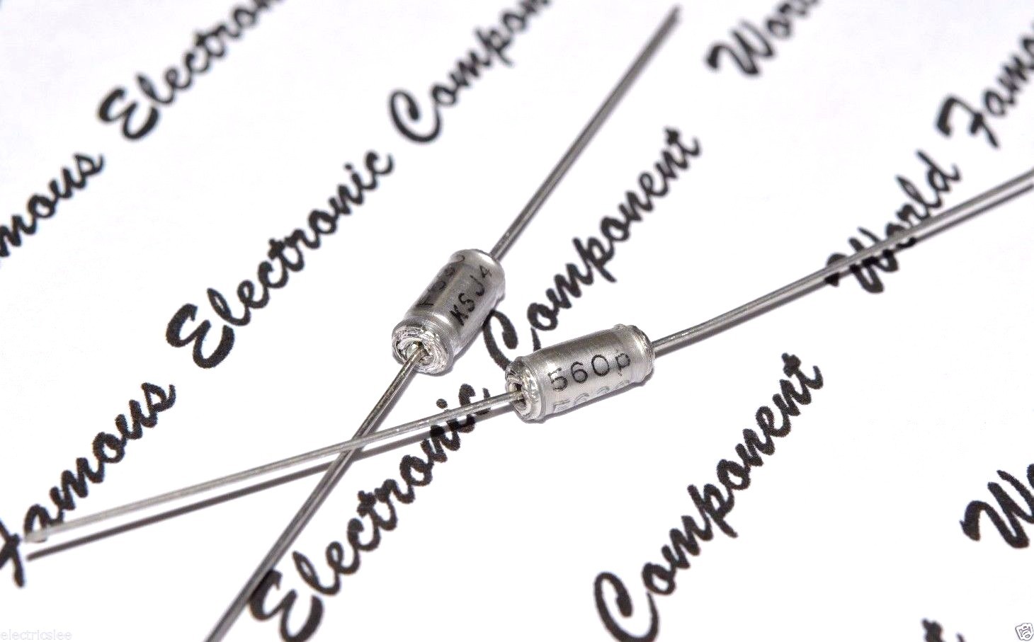 1pcs - PHILIPS KS 560P (560pF 0.56nF) 630V 1% Axial Polystyrene Capacitor