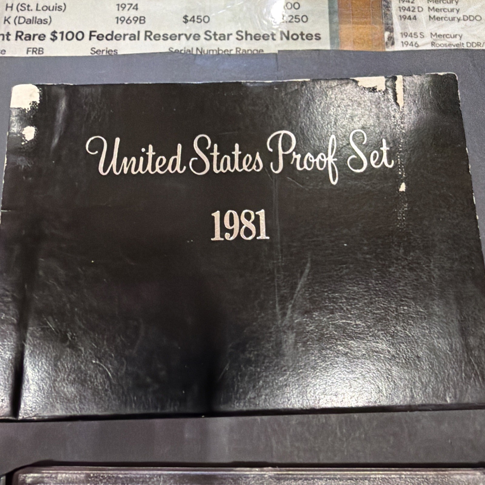 1981 Clad Proof Set Type 1 U.S. Mint Government Packaging OGP