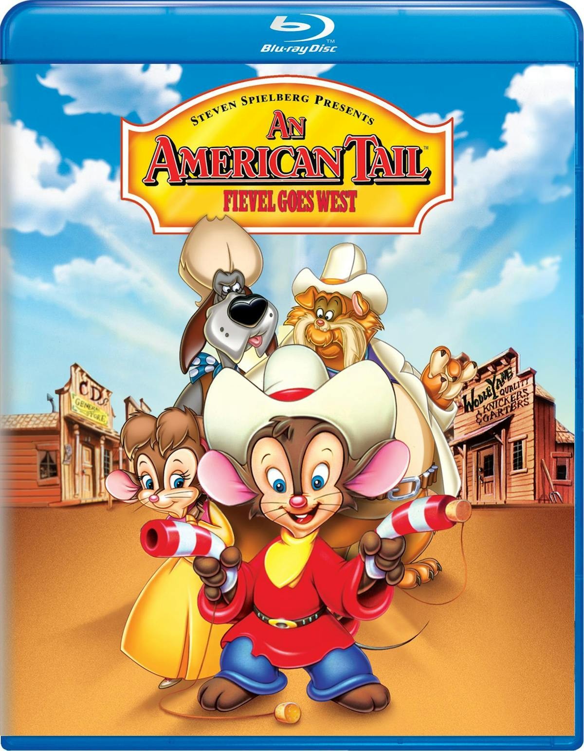 An American Tail Fievel Goes West Blu-ray John Cleese NEW