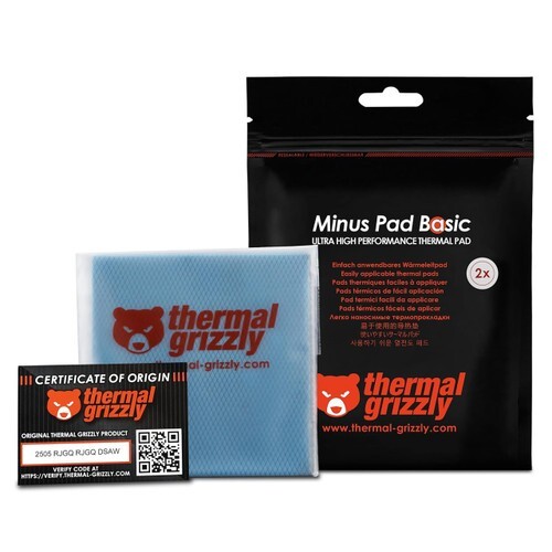 Thermal Grizzly Minus Pad Basic Thermal Pad 100x100x1.5mm TG-MP-B-100-100-15-2
