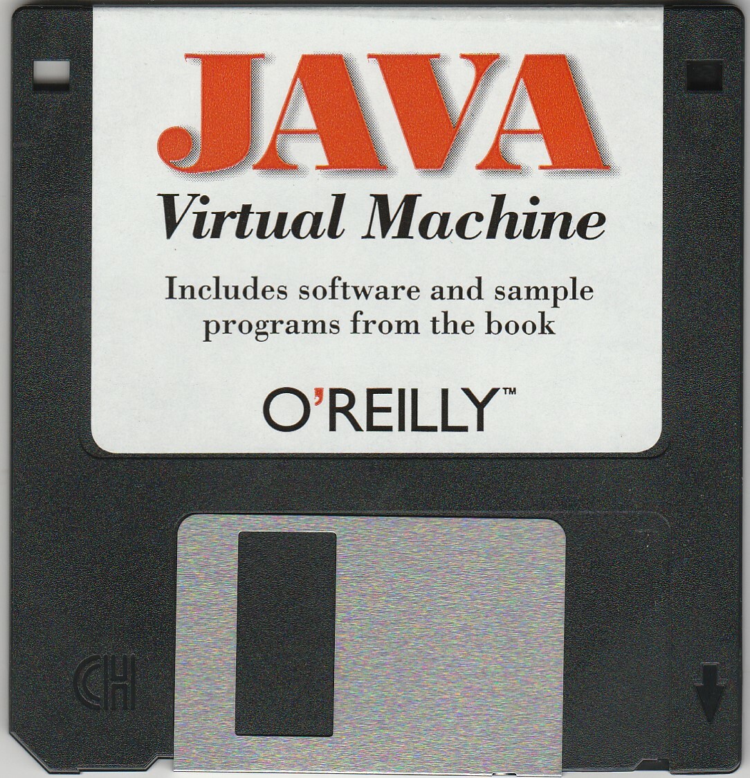 Java Virtual Machine for Windows by O'Reilly ~ 3.5" disk 1997