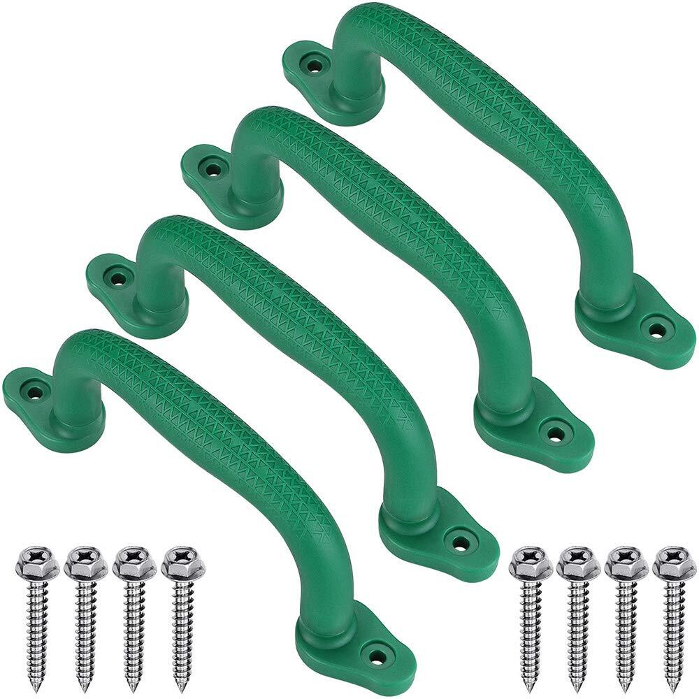 Set of 4 Safety Playground Handles, Swing Set Kids Safety Hand Grips for Playset