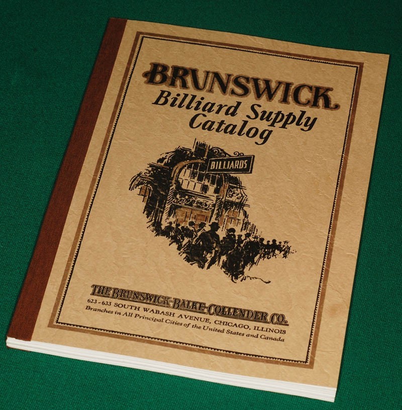 Repro of 1928 Brunswick (BBC) Billiard Supplies Catalog