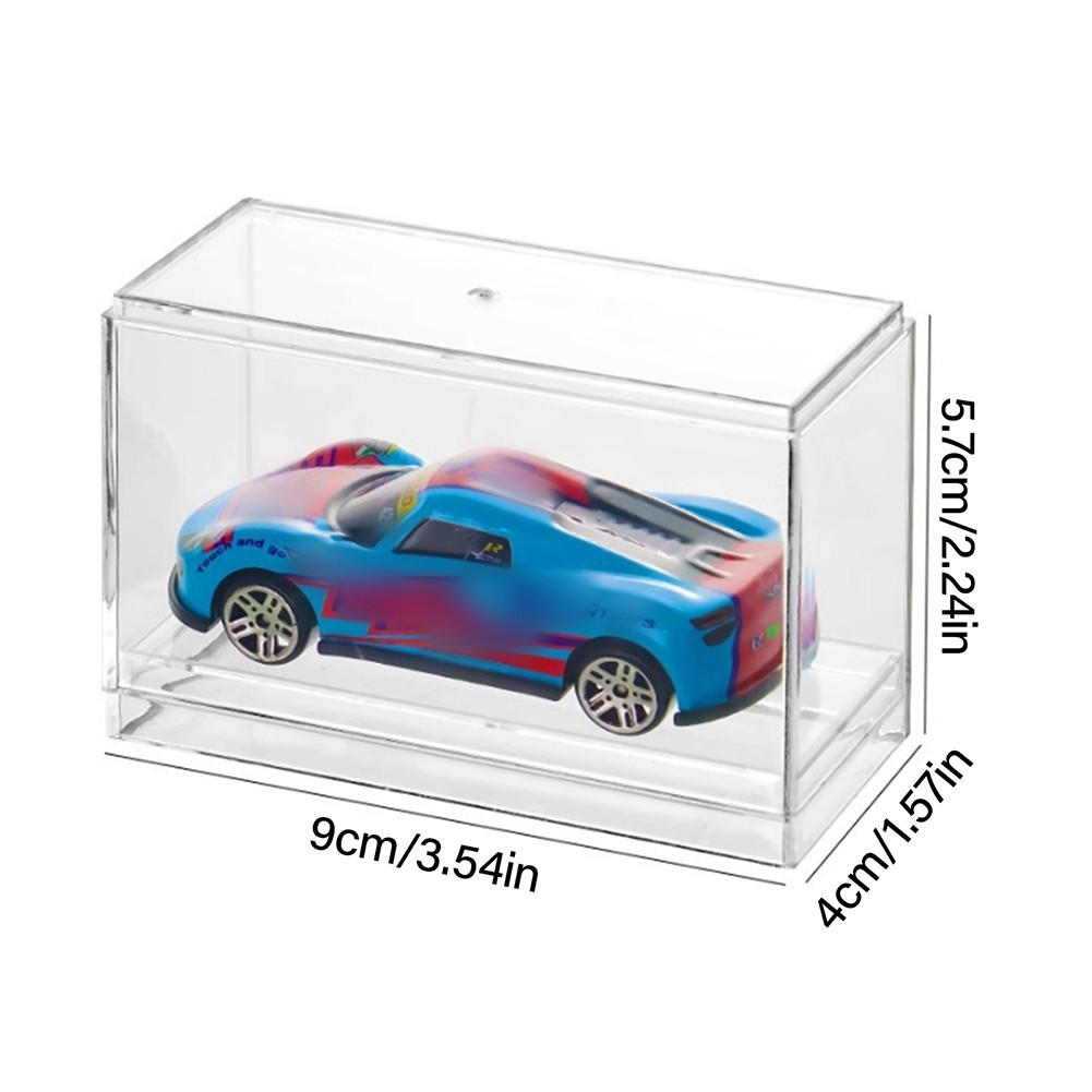 5PCS Toy Car Model Display Boxes 1/64 Scale, Model Car Display Case Protector