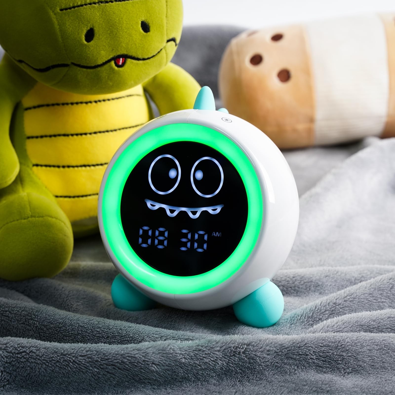 Alarm Clock, Sleep Training Clock with Night Lights, Sound Machine, Time to W...