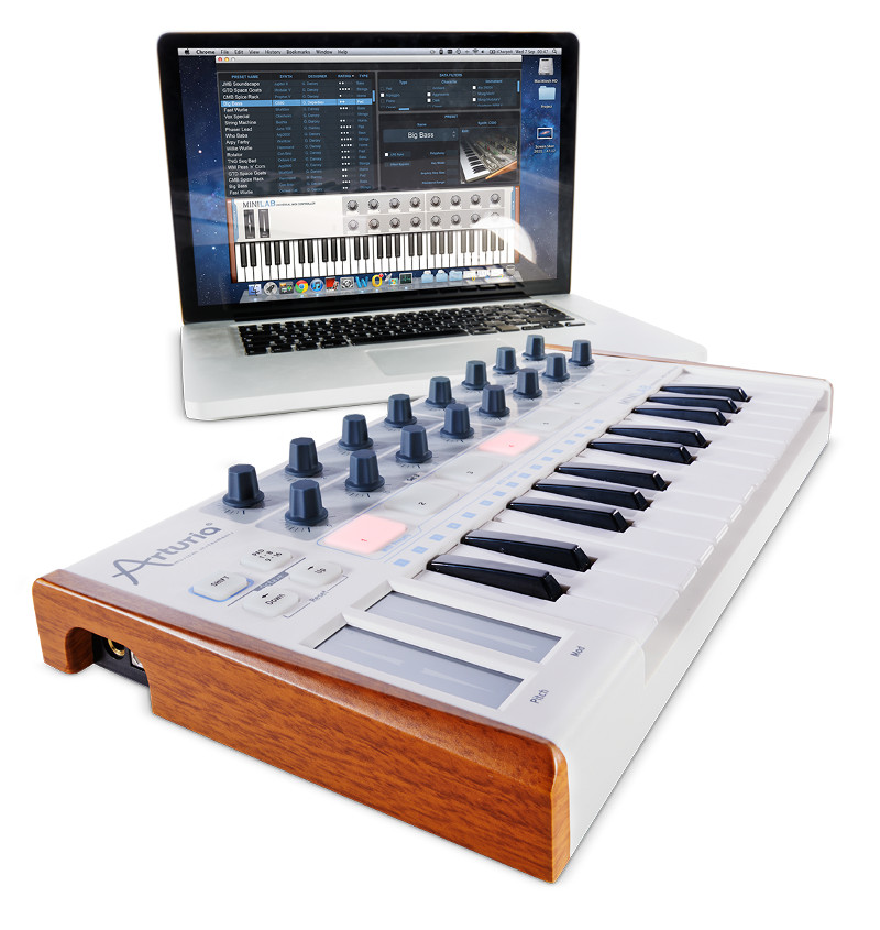 Arturia MiniLab 25 Key Note Universal Midi Keyboard Controller with USB Cable