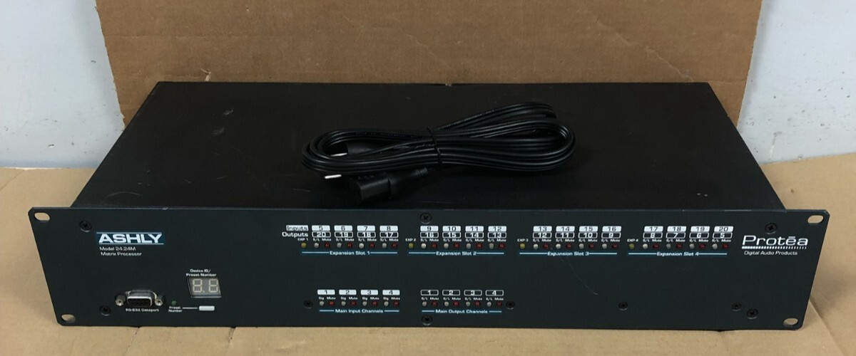 Ashly Protea 24.24M Matrix Processor W/POWER CORD (TESTED)