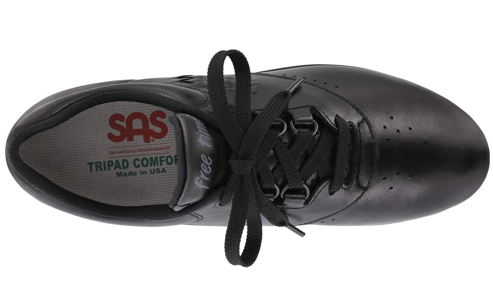 SAS Women's Shoes Free Time Black 8 Medium FREE SHIPPING New In Box Freetime