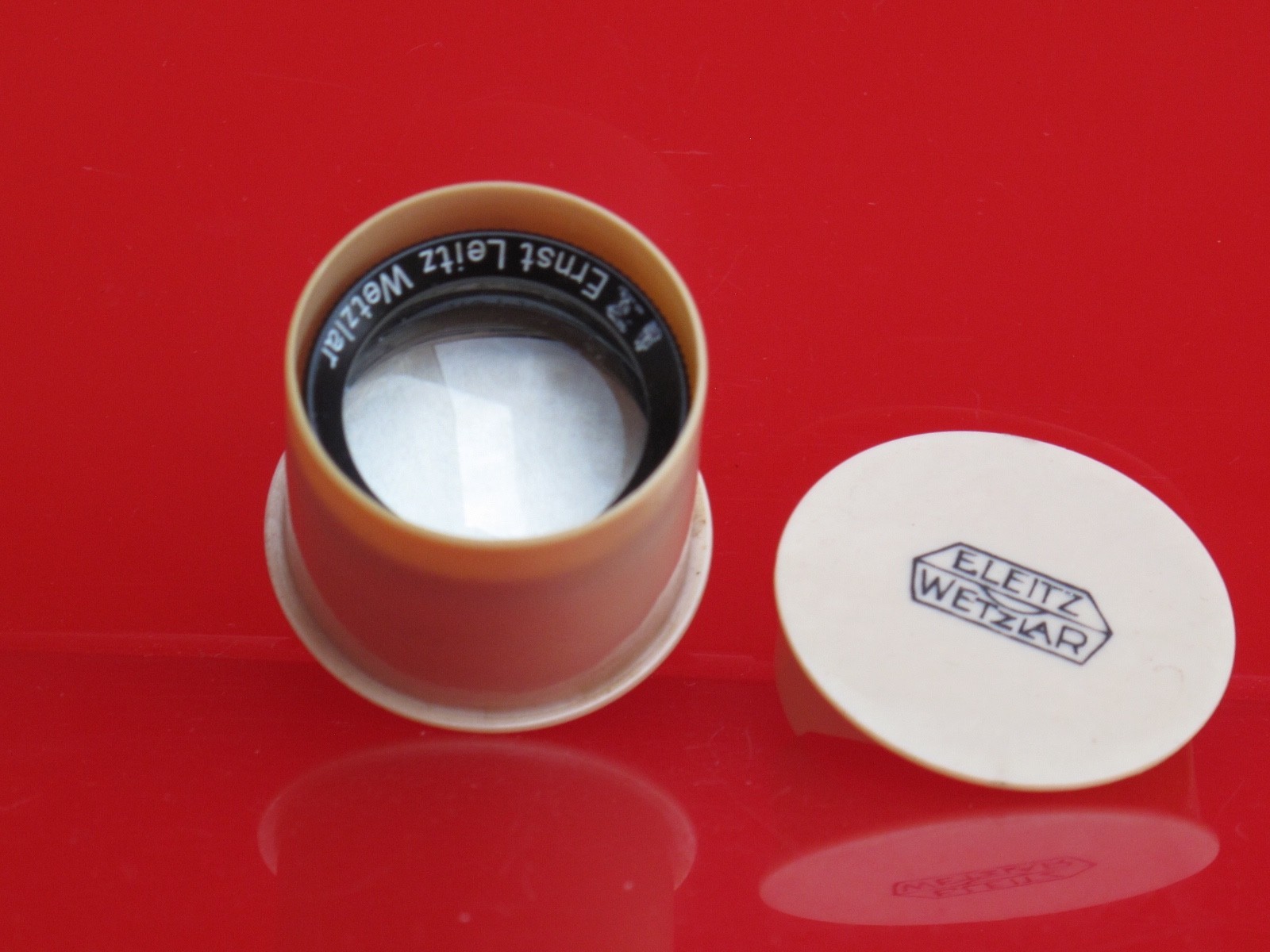 Leica Leitz 6x Magnifying Lupe/Microscope Objective With Case
