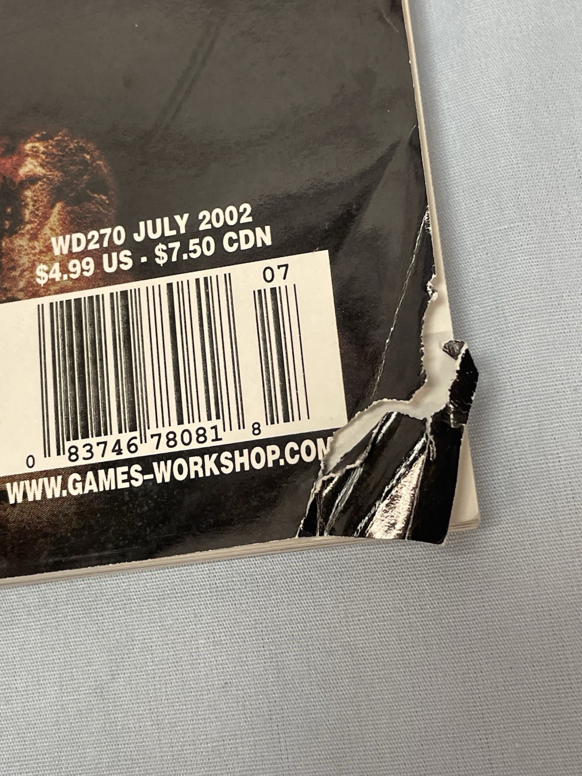 Warhammer Games Workshop White Dwarf Magazine 243 With Attached Predator Poster