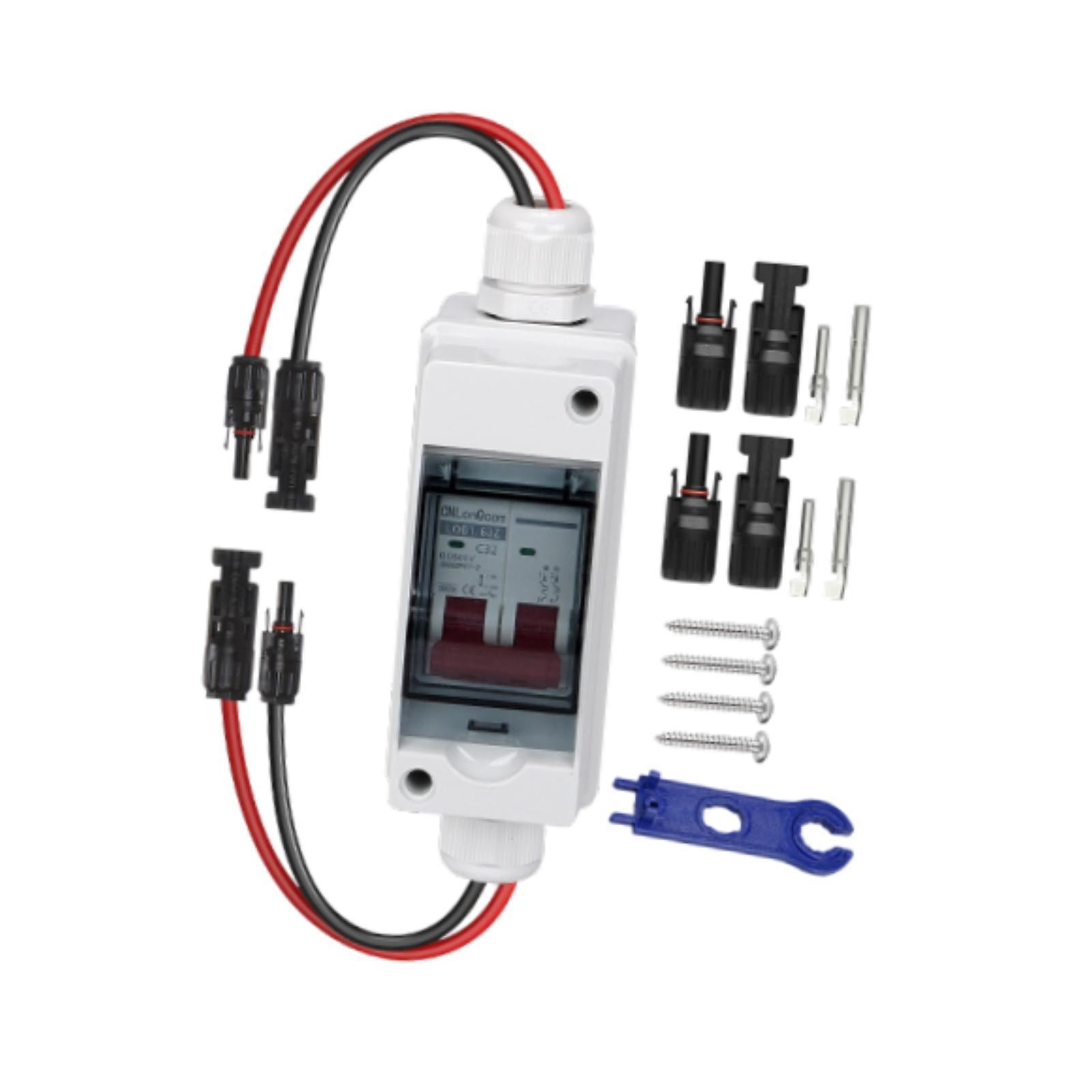 DC Miniature Circuit Breaker DC500V Disconnect Switch Photovoltaic DC Circuit
