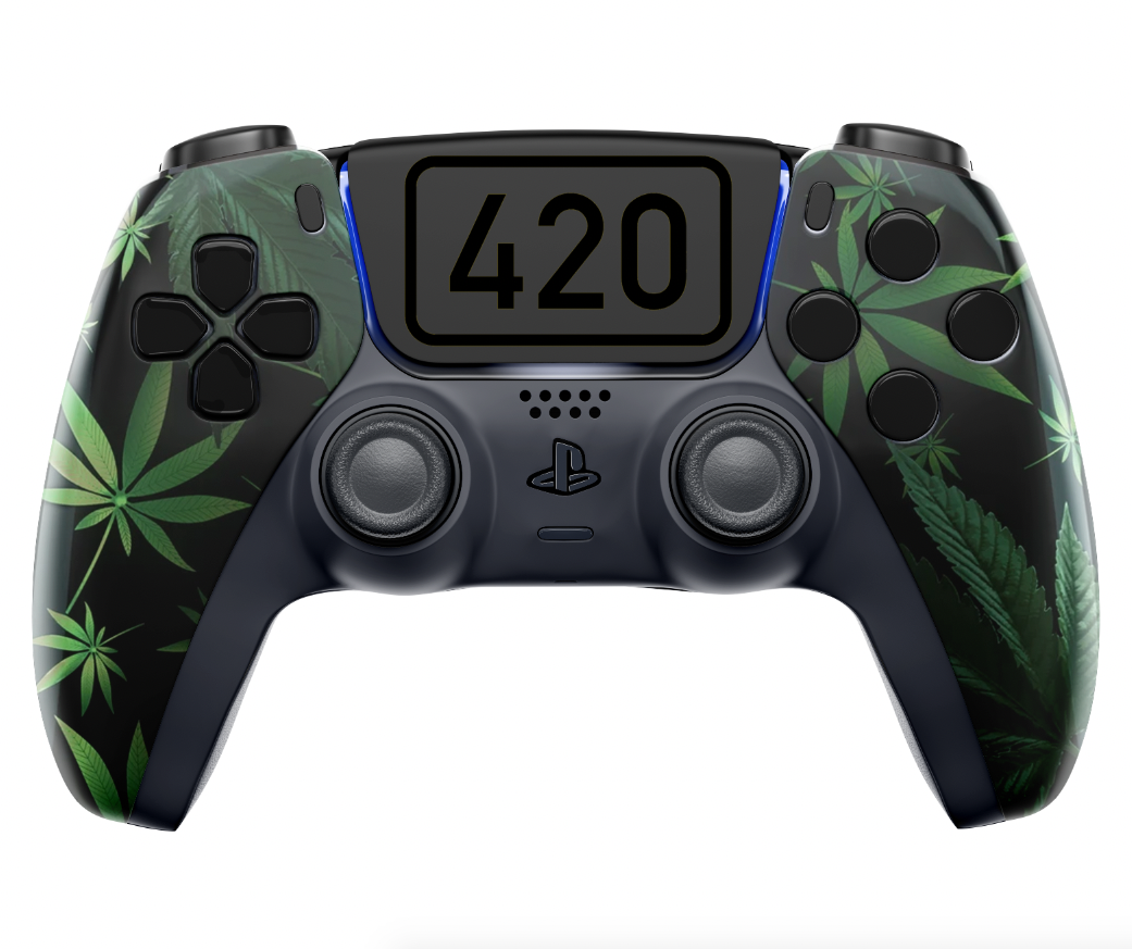 ModdedZone 420 BLACK Smart Rapid Fire Custom Modded Controller for PS5 FPS