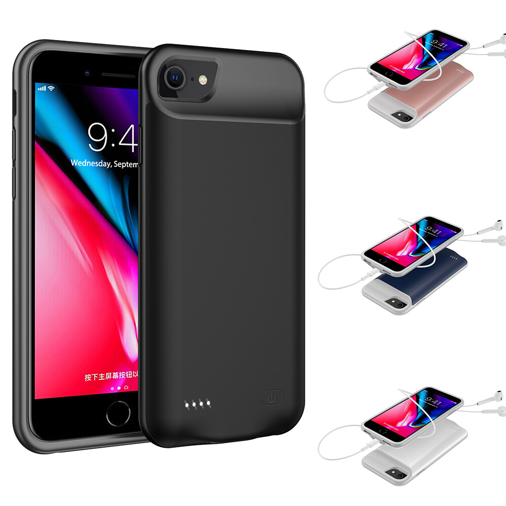 Battery Charger Case for iPhone 7/8/6/6S/SE 2020 2023 External Power Bank Cover