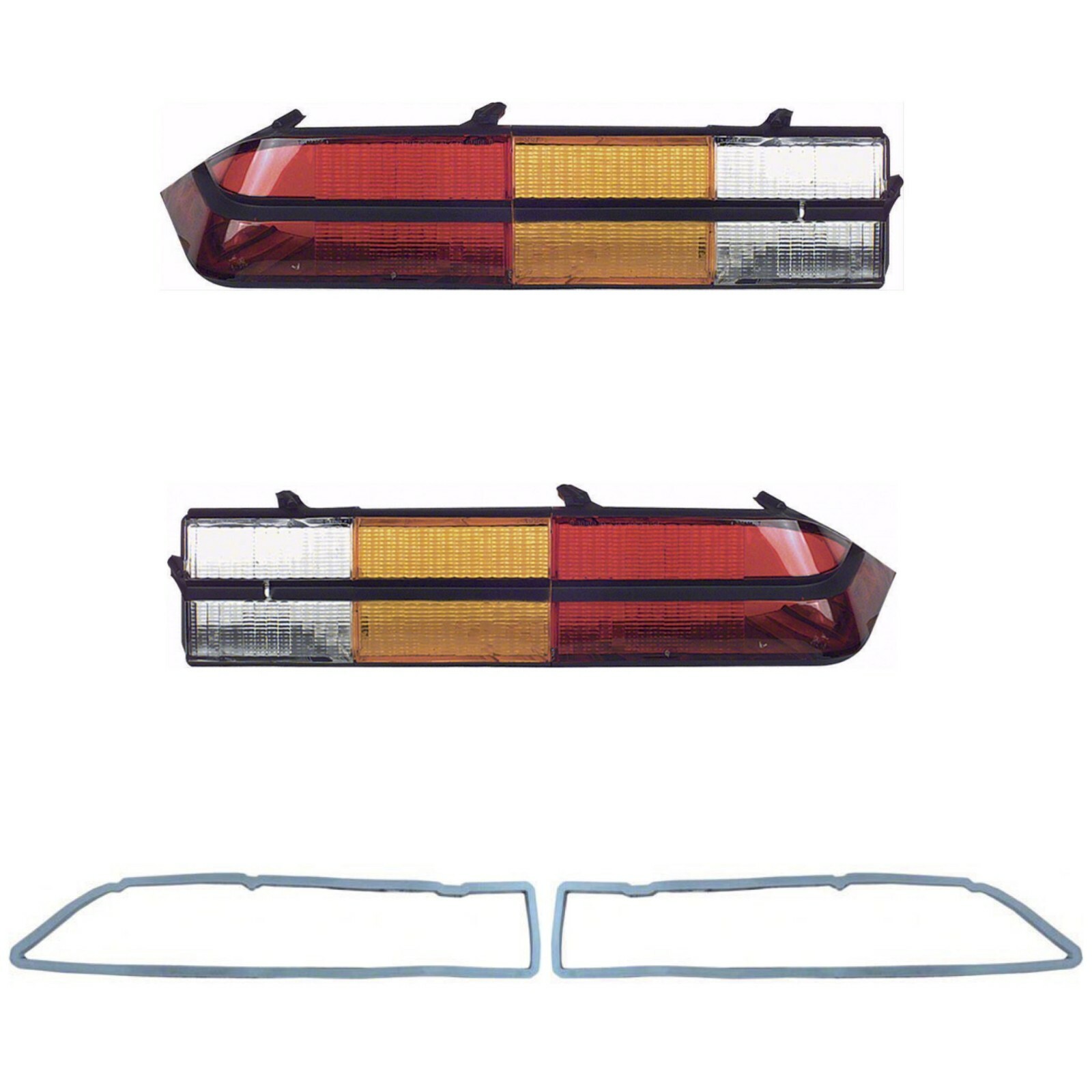 OER Tail Lamp Lens & Gasket Set 1978-81 Chevy Camaro Z28 With Black Accent Trim