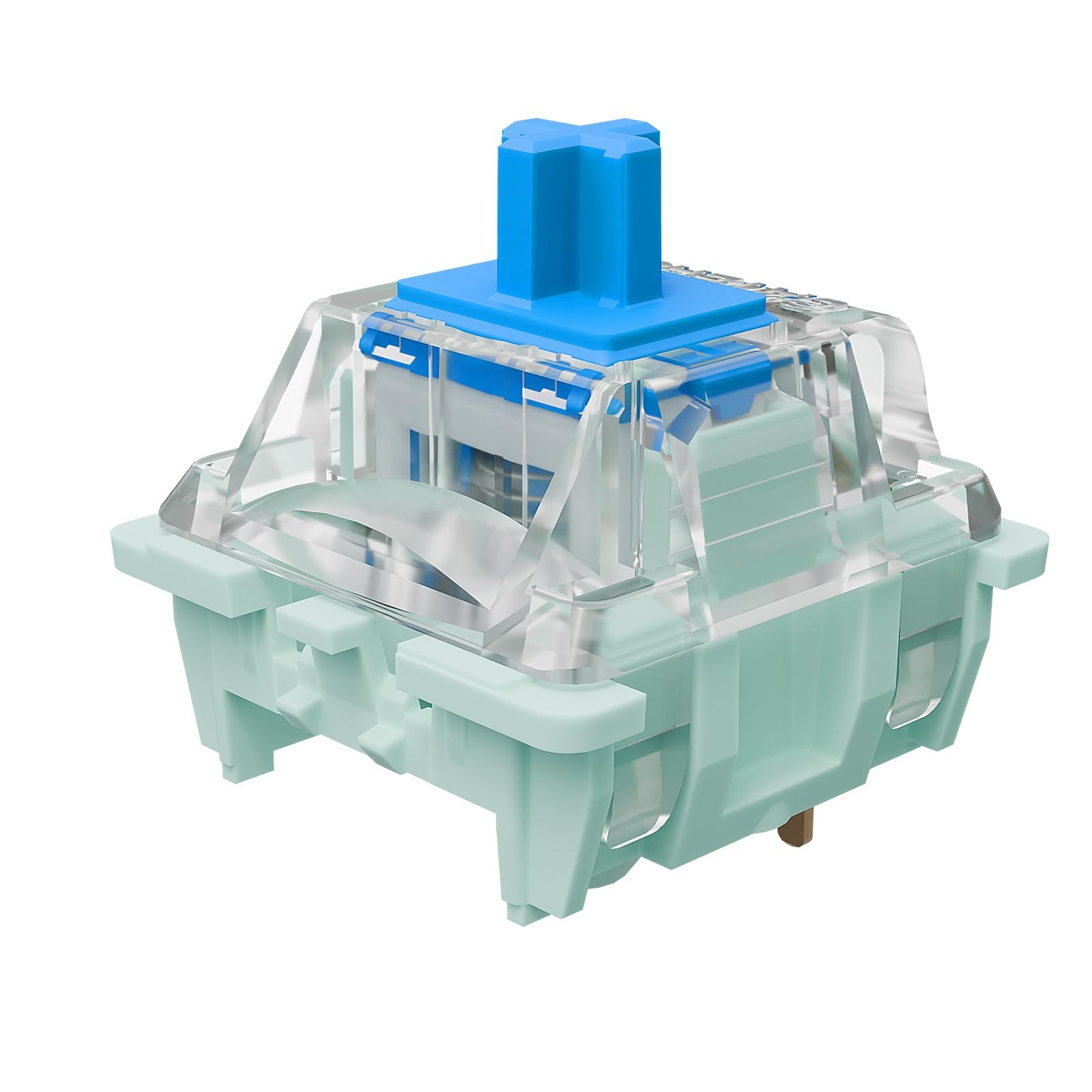 90 PCS Gateron Jade 3.0 DoubleStage Spring Blue Clicky Switch Pre Lubed 3Pin