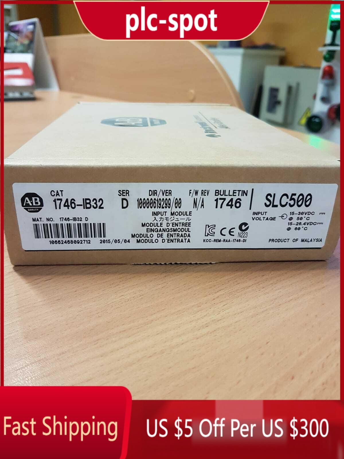 AB 1746-IB32 1746IB32 SLC 500 Input Module PLC New Sealed Fast Ship US Free Tax