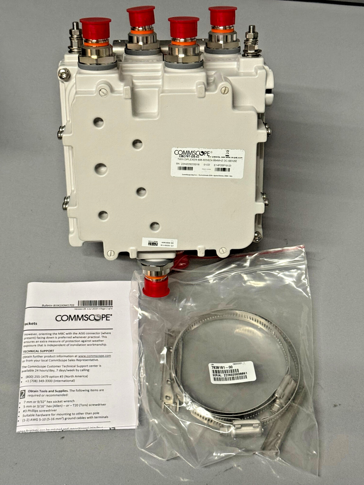 Nokia 474403A.101 ASIAA AirScale System Module 5G LTE Base Station Baseband