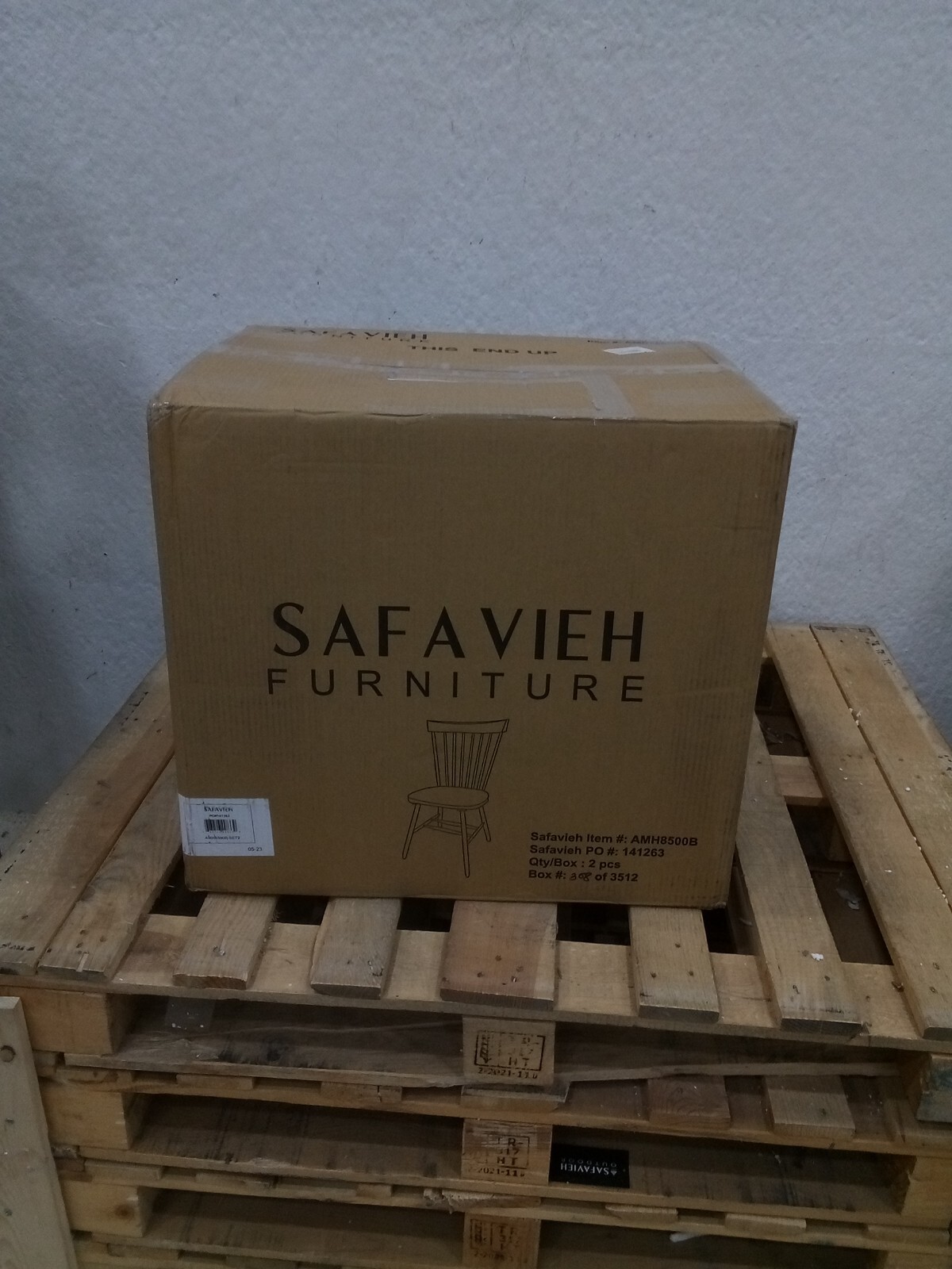 Safavieh Spindle Dining Chair ( Set Of 2), Reduced Price 2172721930 AMH8500B