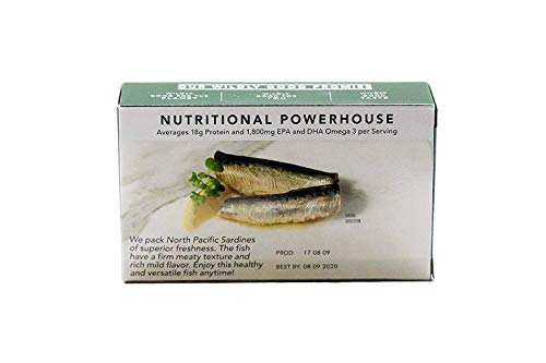 Wild Planet Wild Sardines in Extra Virgin Olive Oil, Lightly Smoked, Keto and of