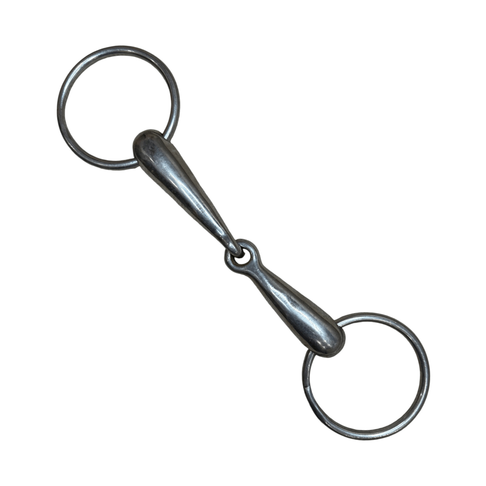 Korsteel Hollow Mouth Loose Ring Snaffle Bit in 18/8 Stainless Steel - 5 3/4"