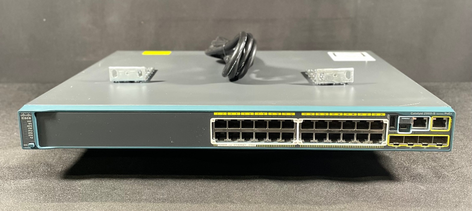 Cisco WS-C2960S-24PS-L 24 Port PoE+ Gigabit Switch - Same Day Shipping