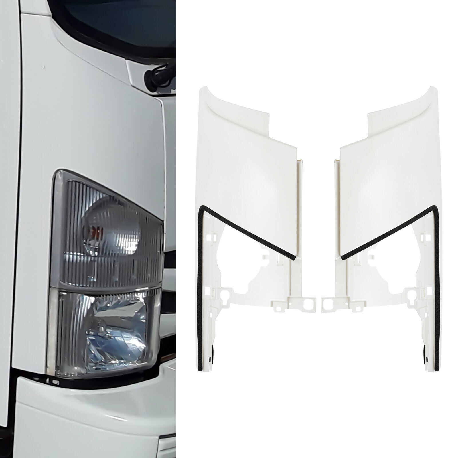 L&R Front Panel Fit For ISUZU NPR NPR-HD NQR NRR 2008-2020 Left&Right Side Panel