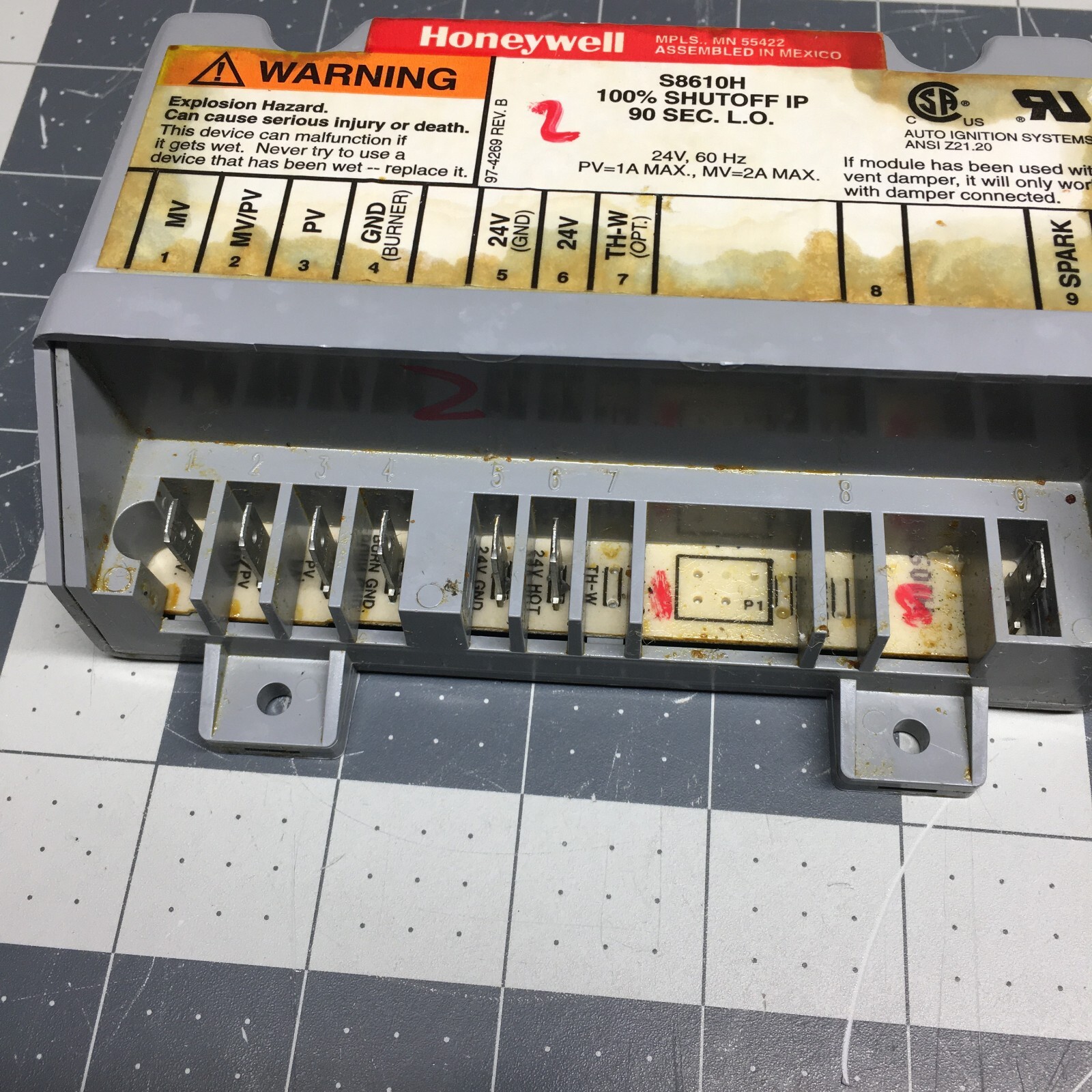PITCO 60108601 CONTROLLER IGNITION SPARK 24VAC 90SEC SG SGM 97-4269 - Tested