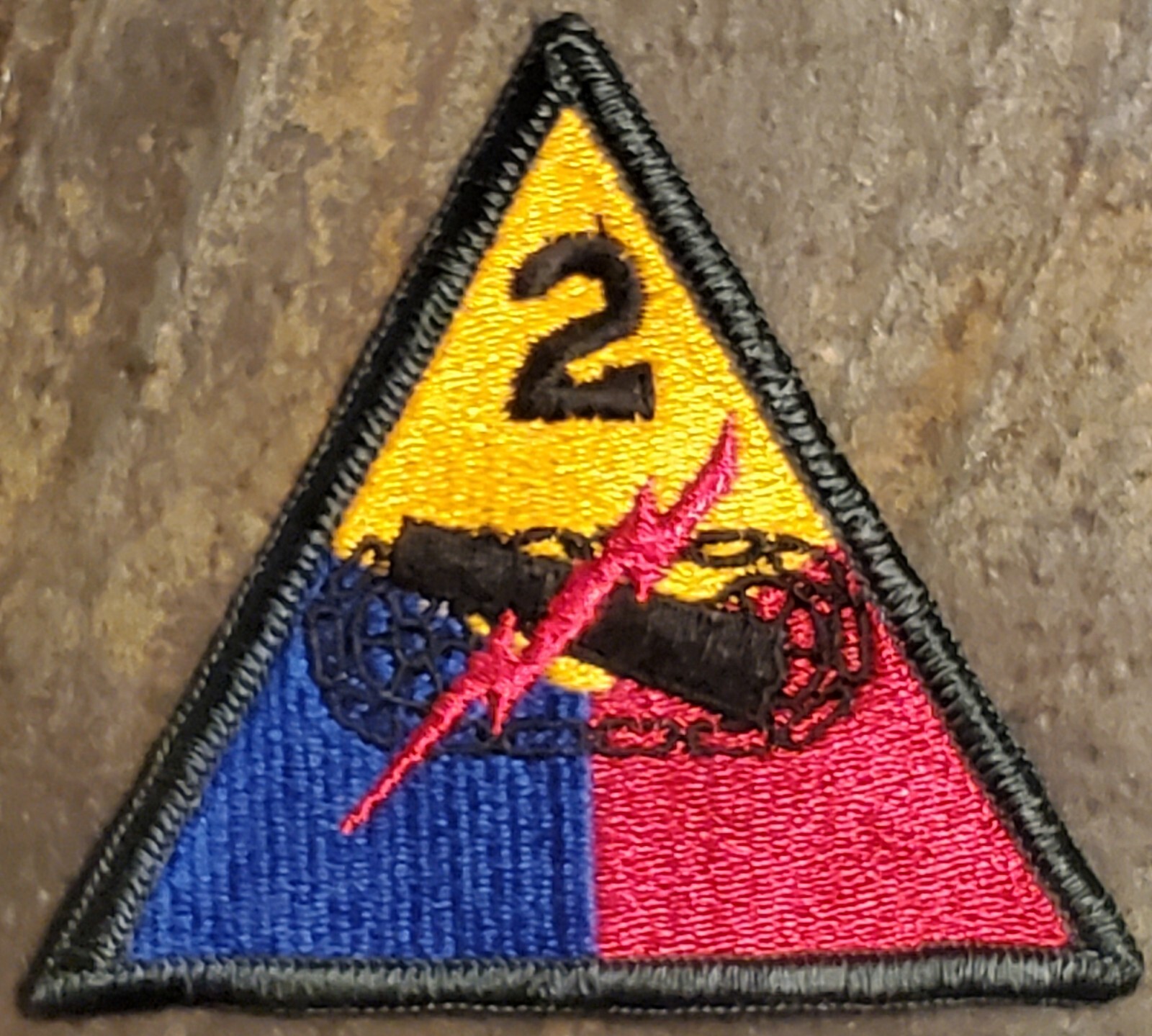 US Army Second 2nd Armored ARMOR Division Full Color Patch NOS "HELL ON WHEELS"