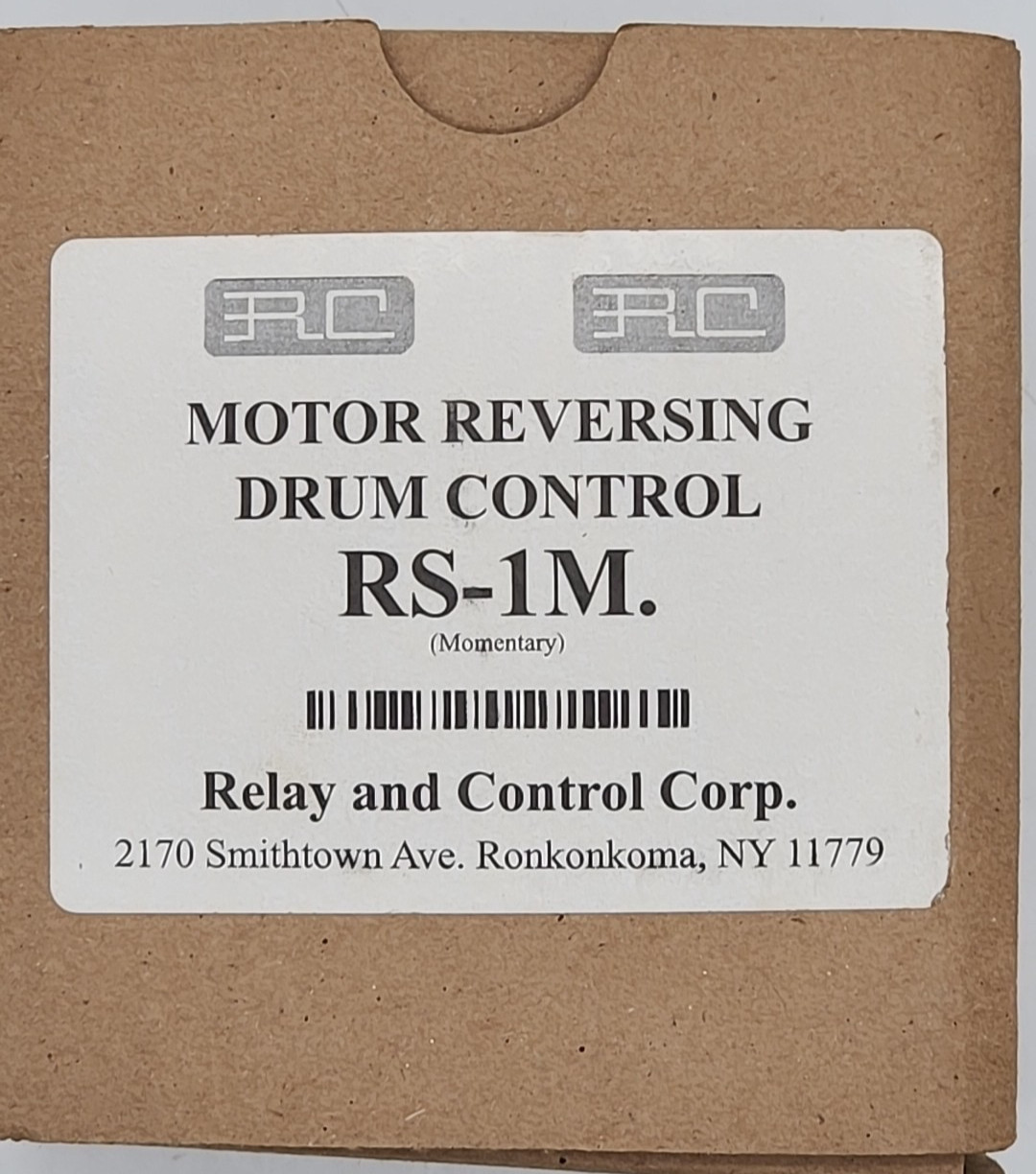 Motor Reversing Drum Control Relay And Control Corp RS-1M.
