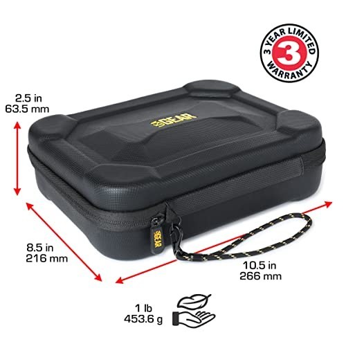 XL Semi Hard Shell Dart Case - Protective Storage for 15-Piece Dart Set, Tips &