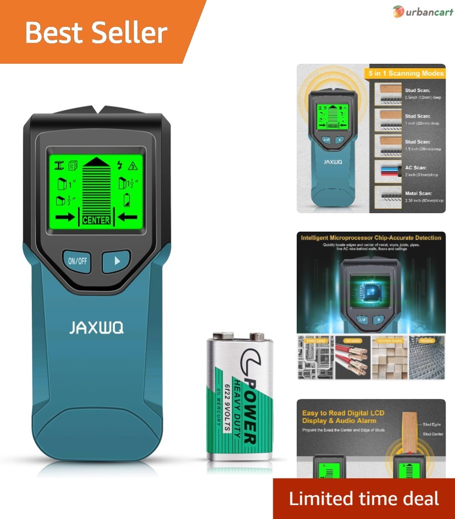 5-in-1 Digital Wall Stud Finder with HD LCD Display