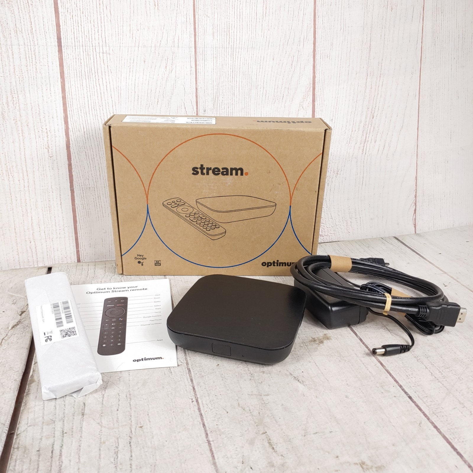 Altice DV8555 Android TV 4K UHD Streaming Box Optimum Suddenlink TESTED WORKING