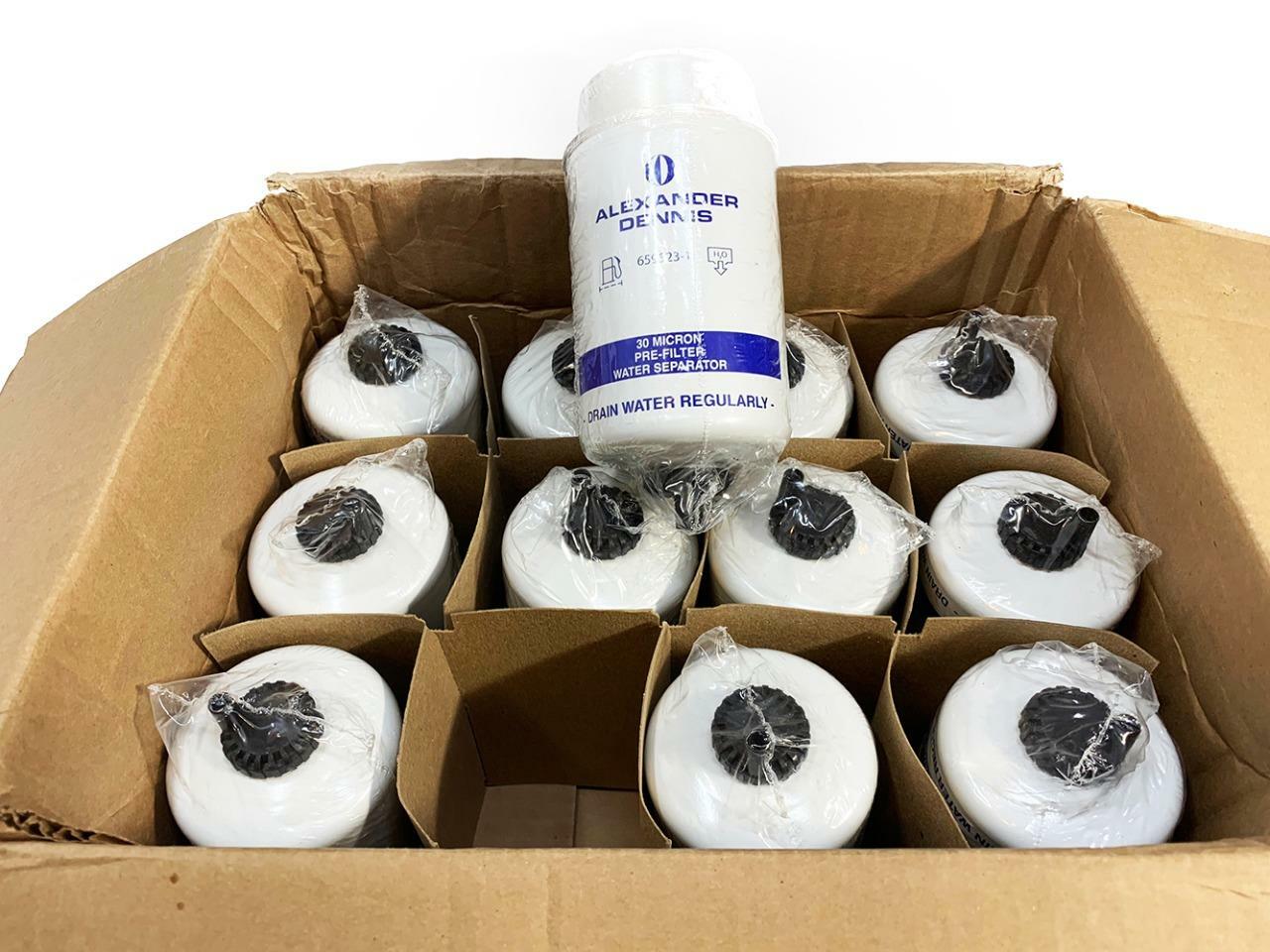 Box of 12 Qty Alexander Dennis 659523-1 Pre Filter/Water Separator NEW