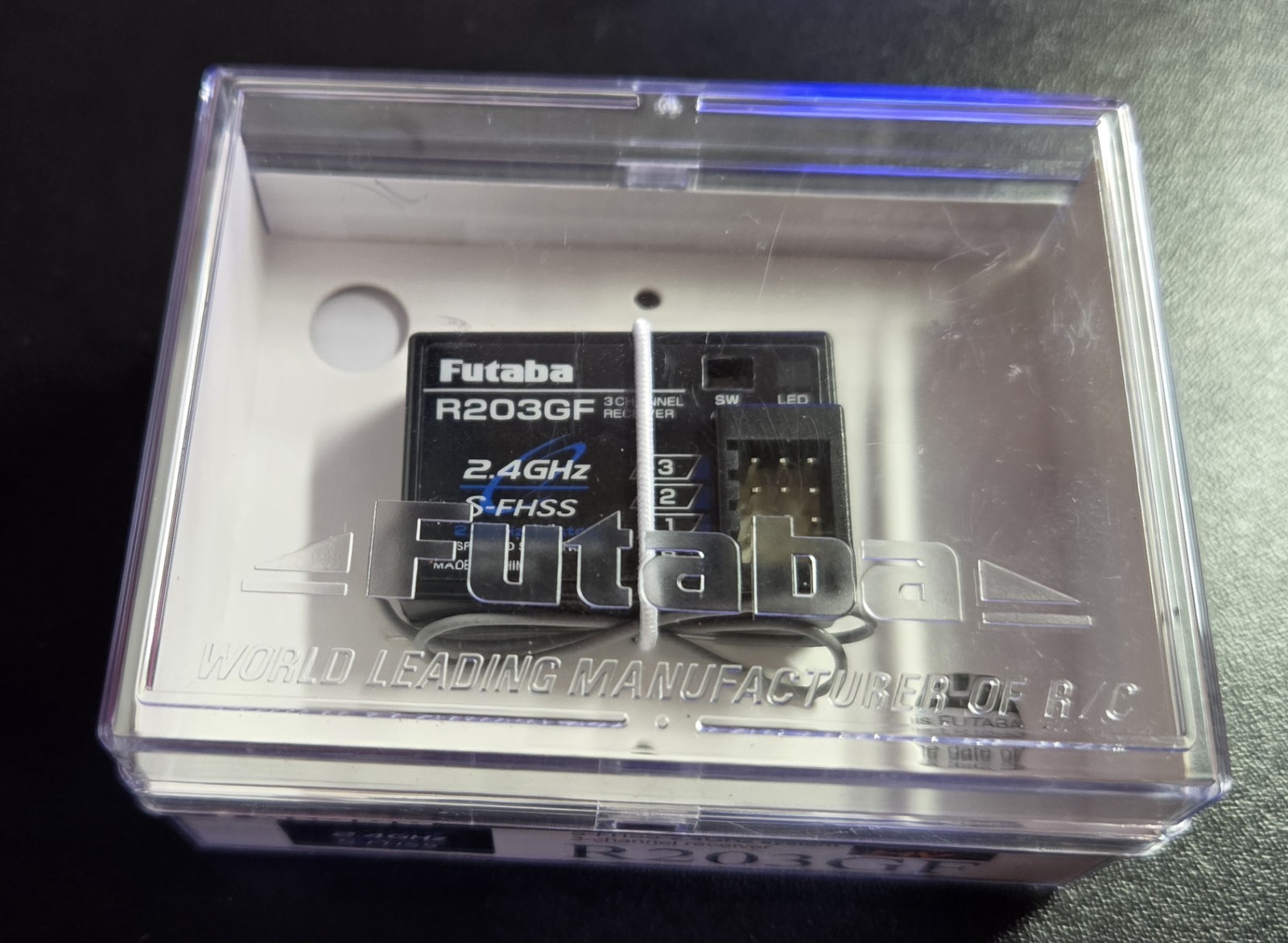 NEW Futaba R203GF S-FHSS 3-Channel 2.4GHz Receiver 01102237-3