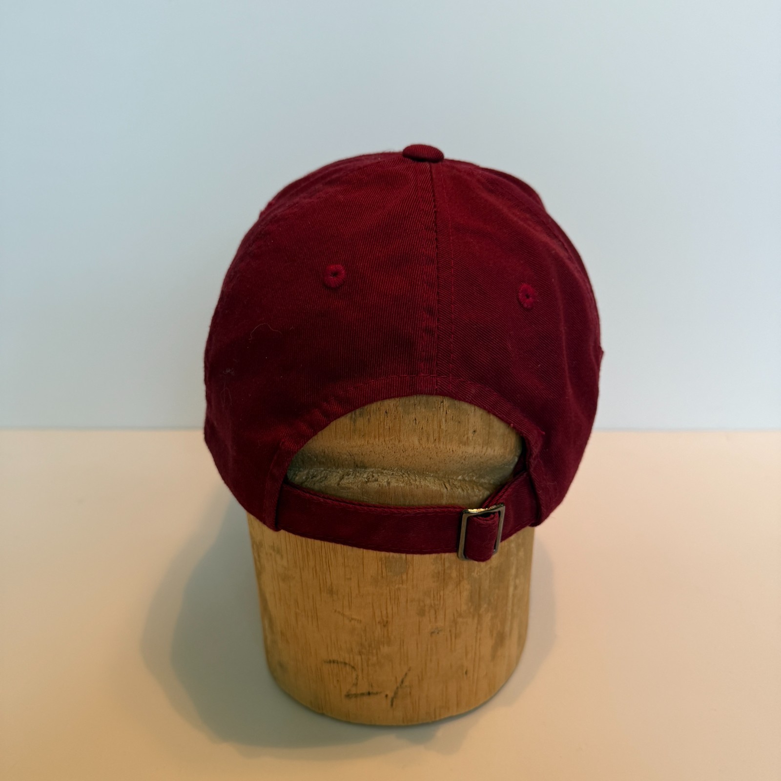 Callaway Golf Mens Maroon Hat Cap Adjustable Strapback 100% Cotton