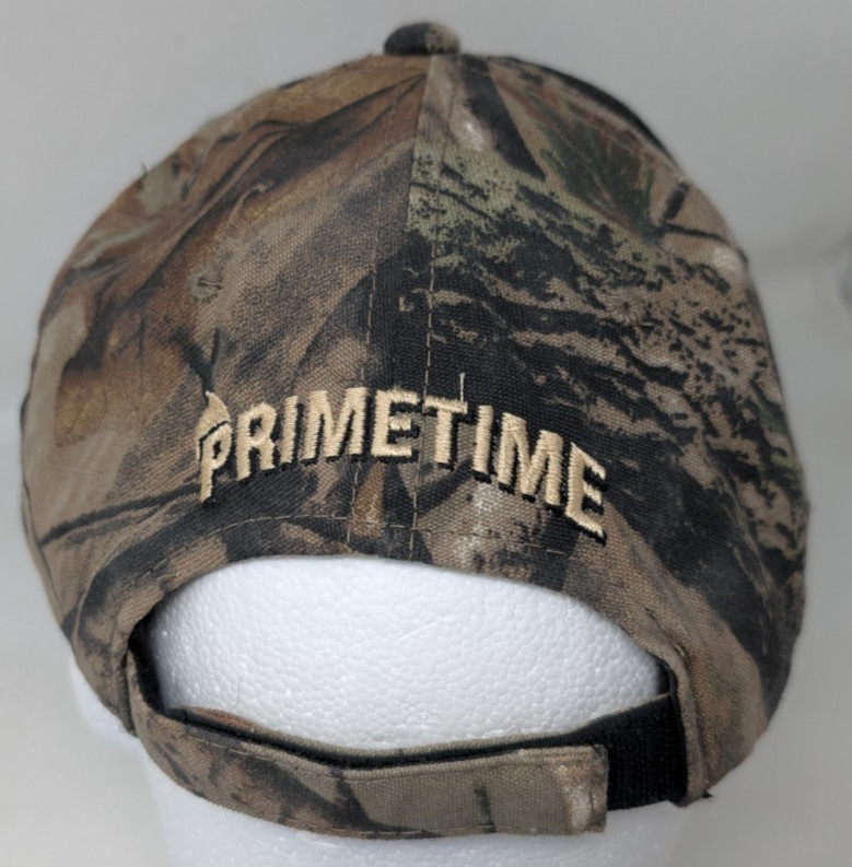 Hunters Specialties PrimeTime Bucks Realtree Camo Snapback Hat Hunting Show VTG