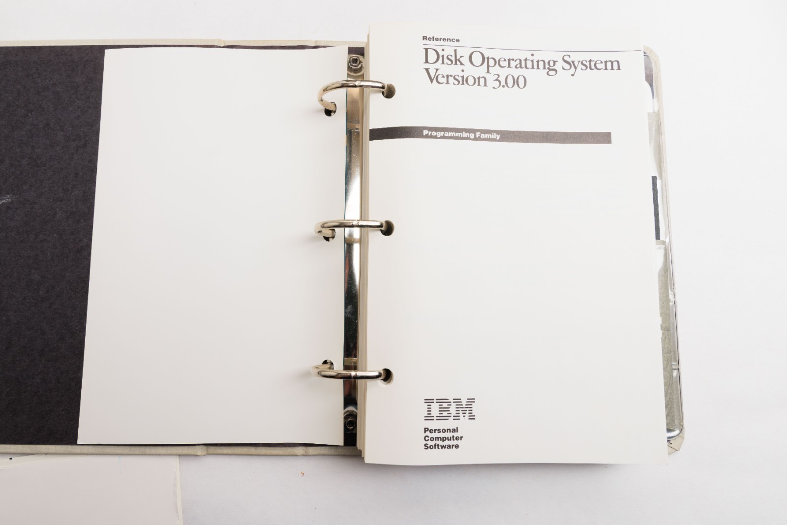 IBM DOS 3.0 DOS Disk Operating System Manuals with Disks First Edition 1984