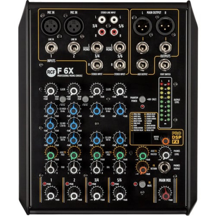 RCF F6X Pro Mixer with Bag