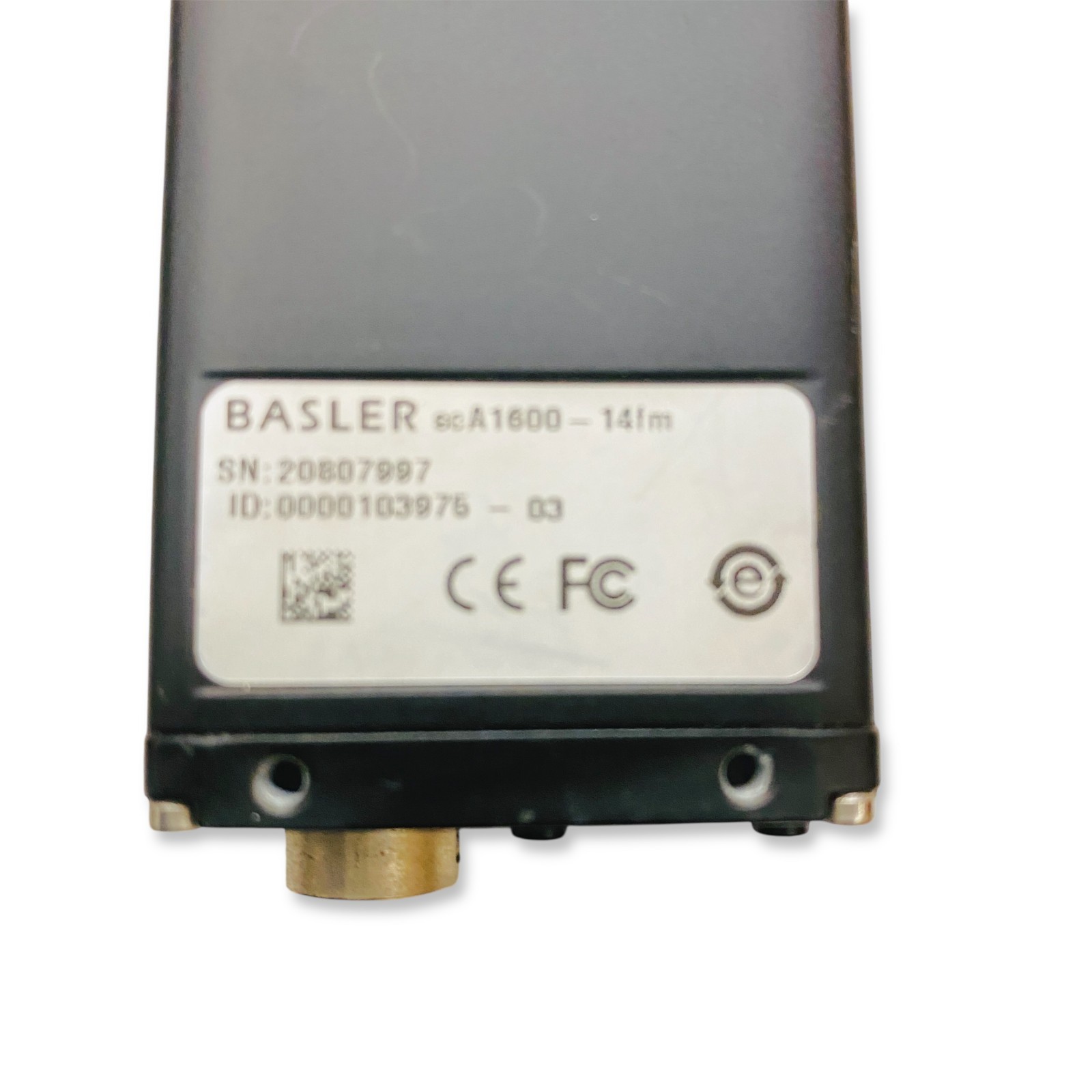 Basler Scout scA1600-14fm Industrial FireWire Camera