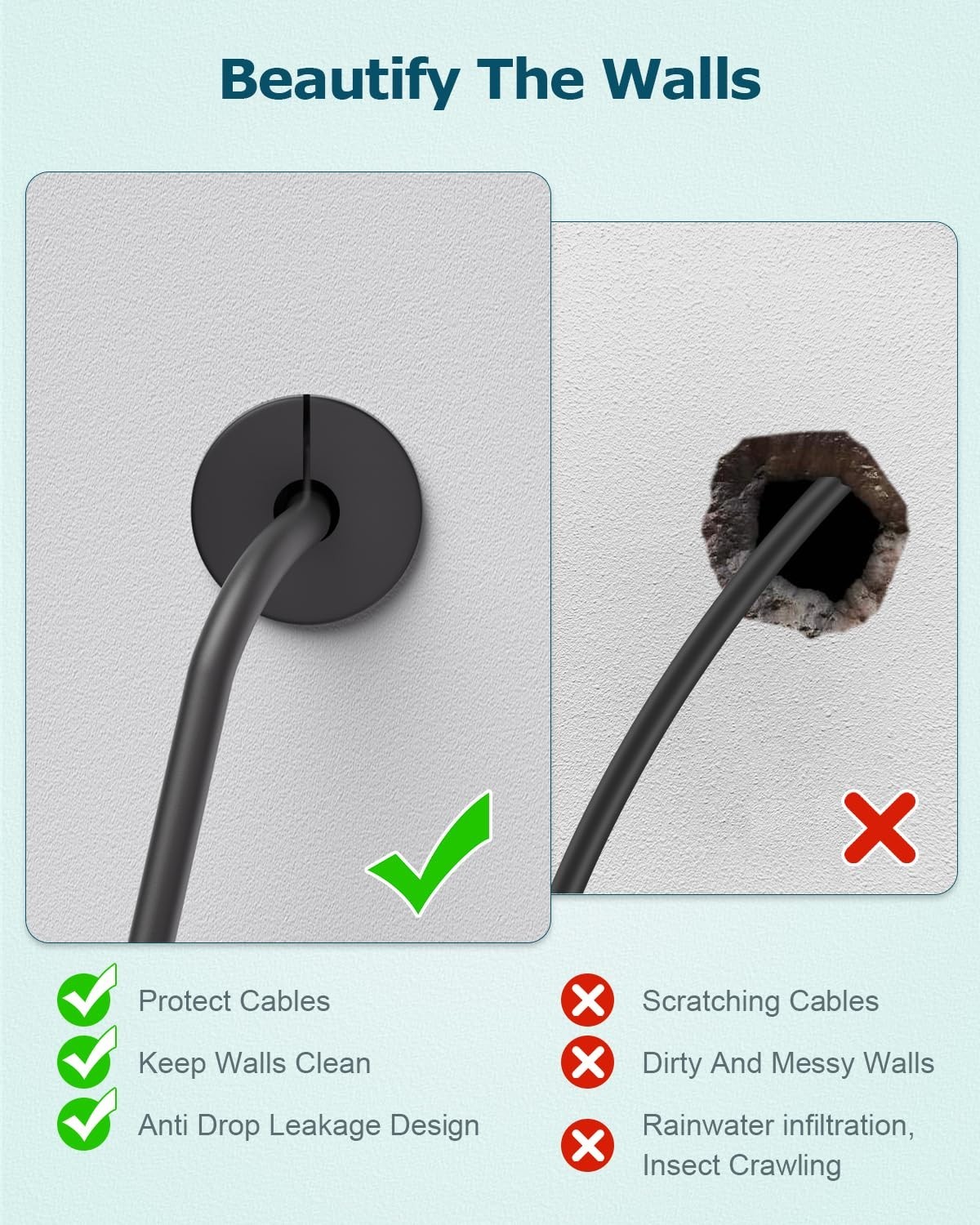 High-Quality 6 Pack Grommets for Starlink - Reliable Cable Management Solution