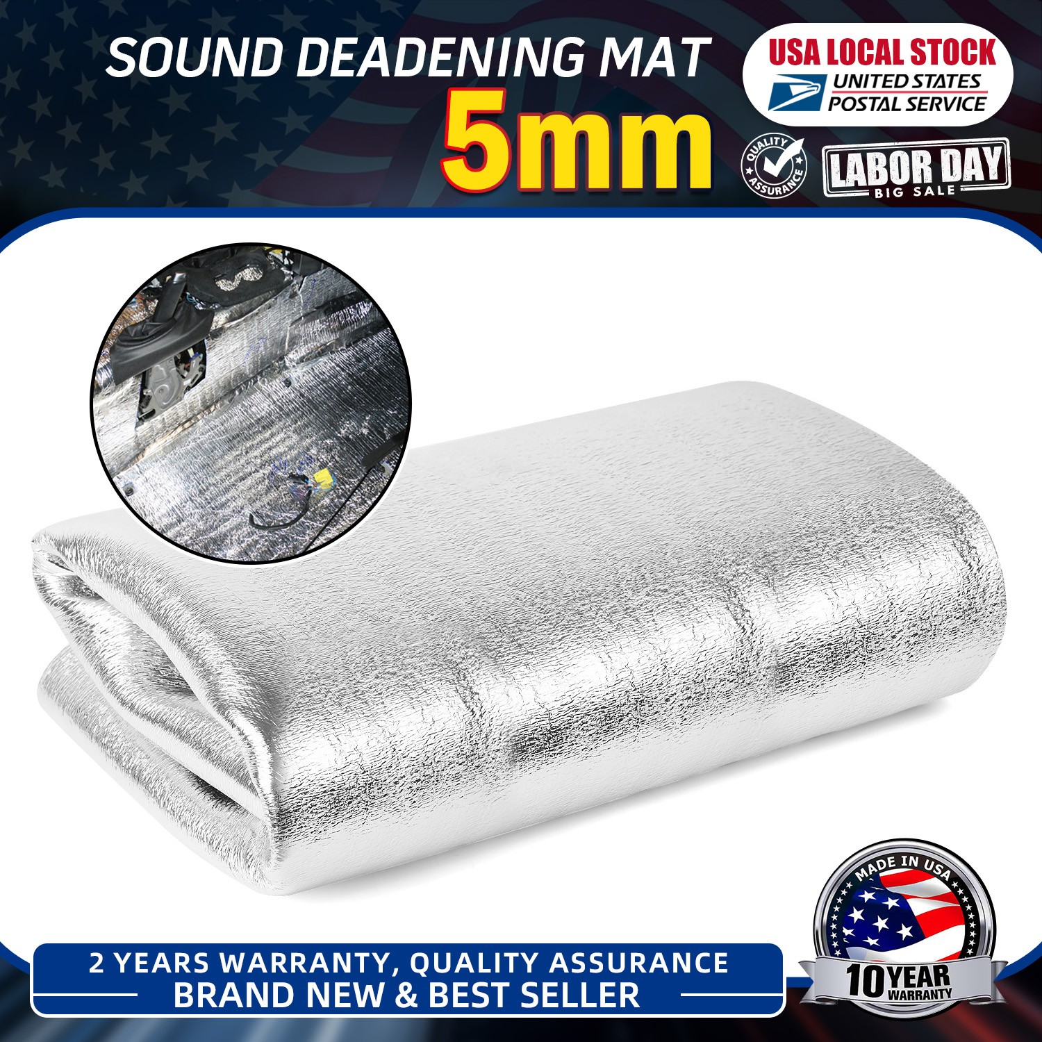 Fireproof Radiant Barrier Insulation Roll for Keep Heat Reflective Foam Core 5mm
