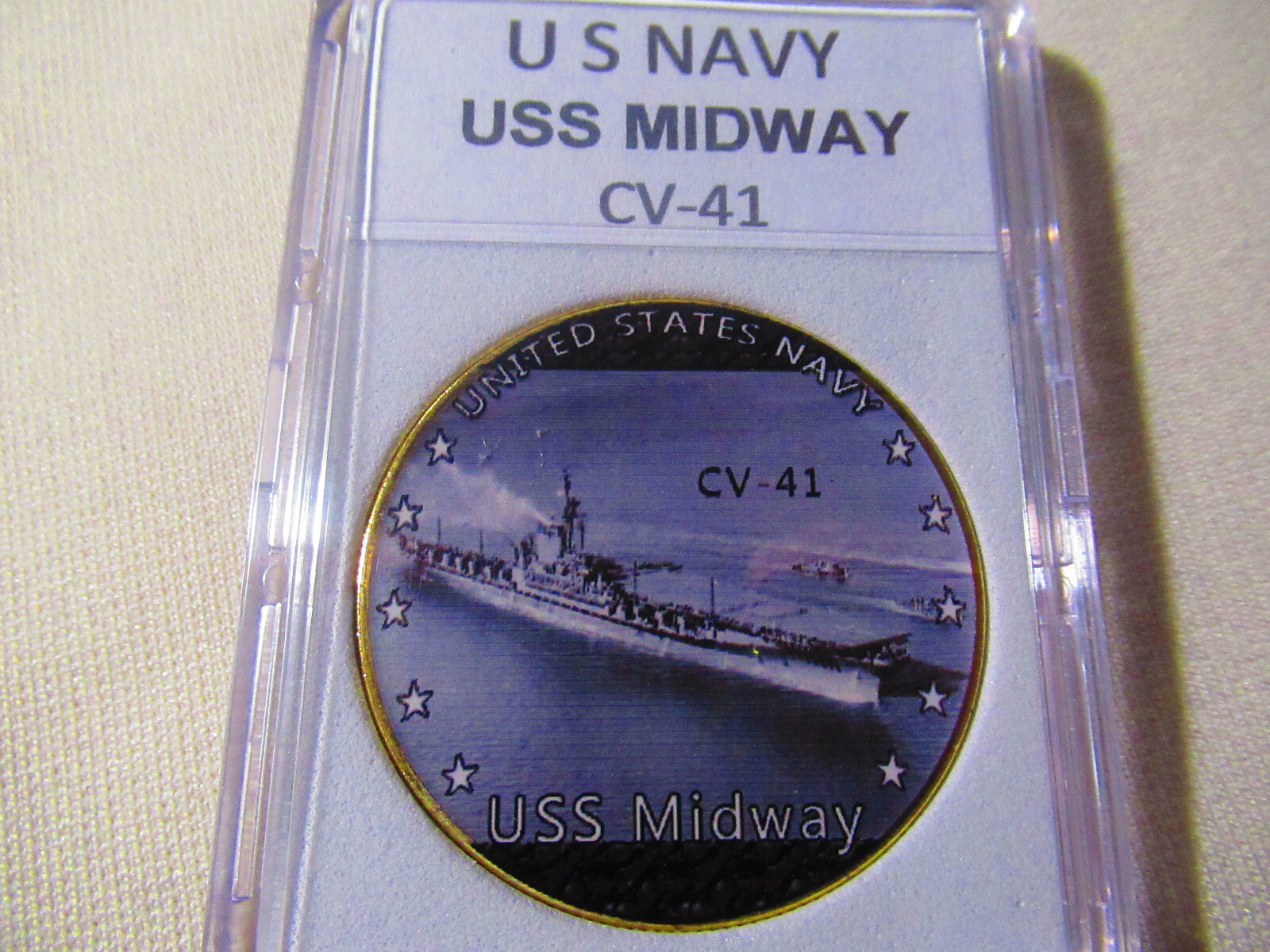 US NAVY - USS MIDWAY CV-41 Challenge Coin