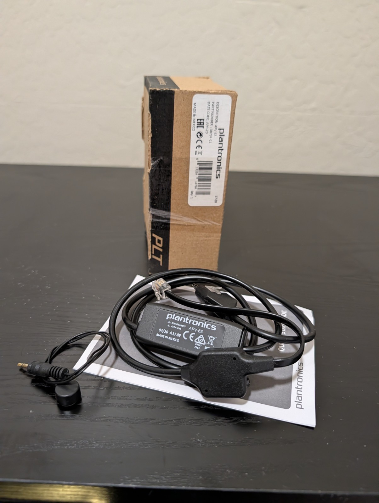 USED - Plantronics APV-63 EHS Adapter (Avaya) Hook switch Cable