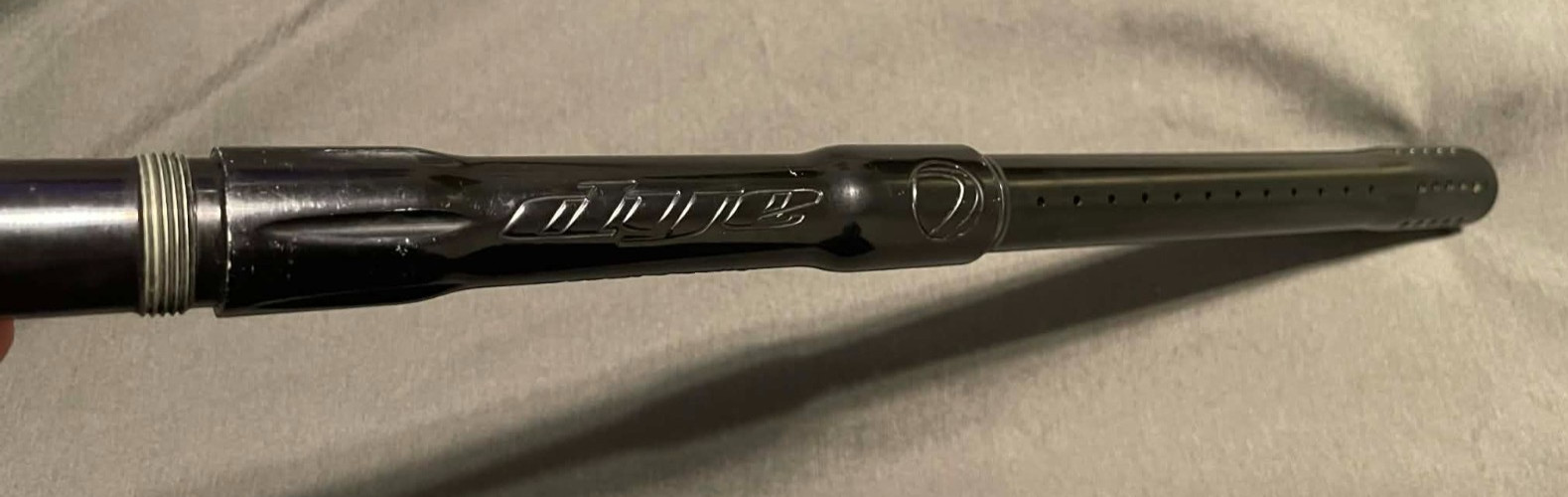 7'' DYE Paintball Barrel Tip & Barrel Back .692